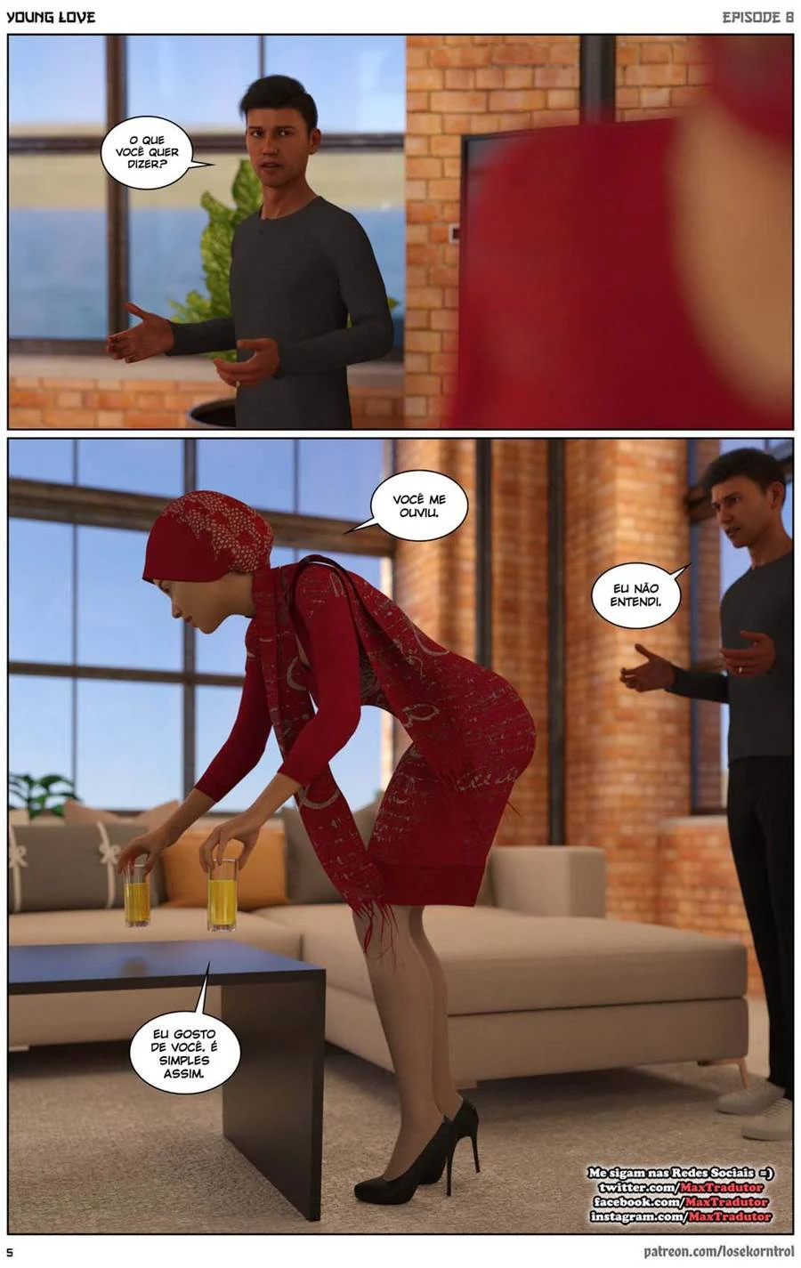 Jovens Em Chamas: Sexo 3D Explícito Em HQ de Fantasias Proibidas