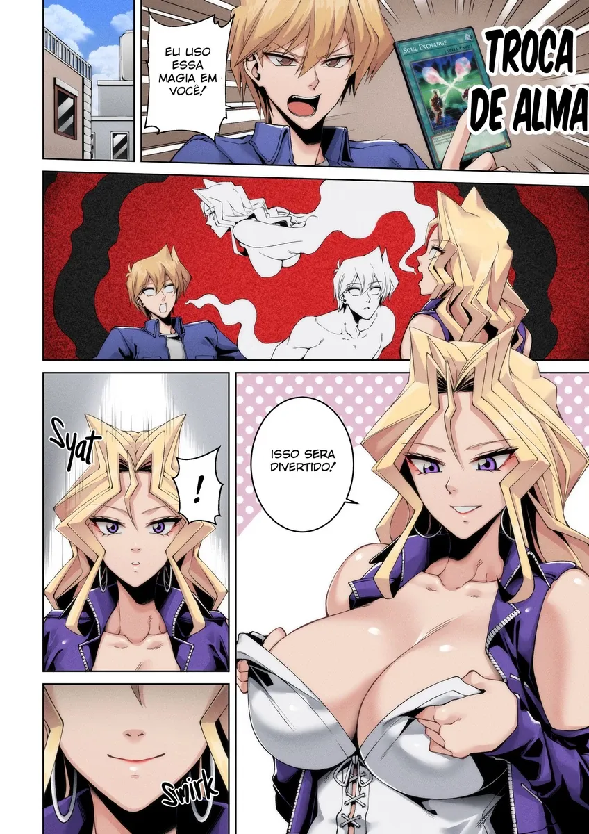 Yu-Gi-Oh! - Yugi come a gostosa Mai Valentine em cima do Duelo de Monstros