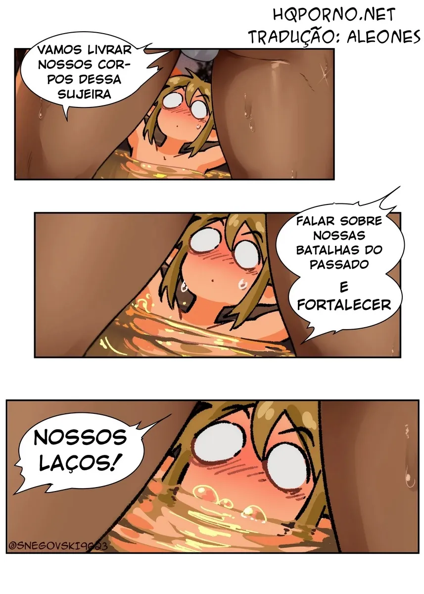 Zelda em uma Foda Tripla Explícita - HQ Erótica com Cenas Picantes