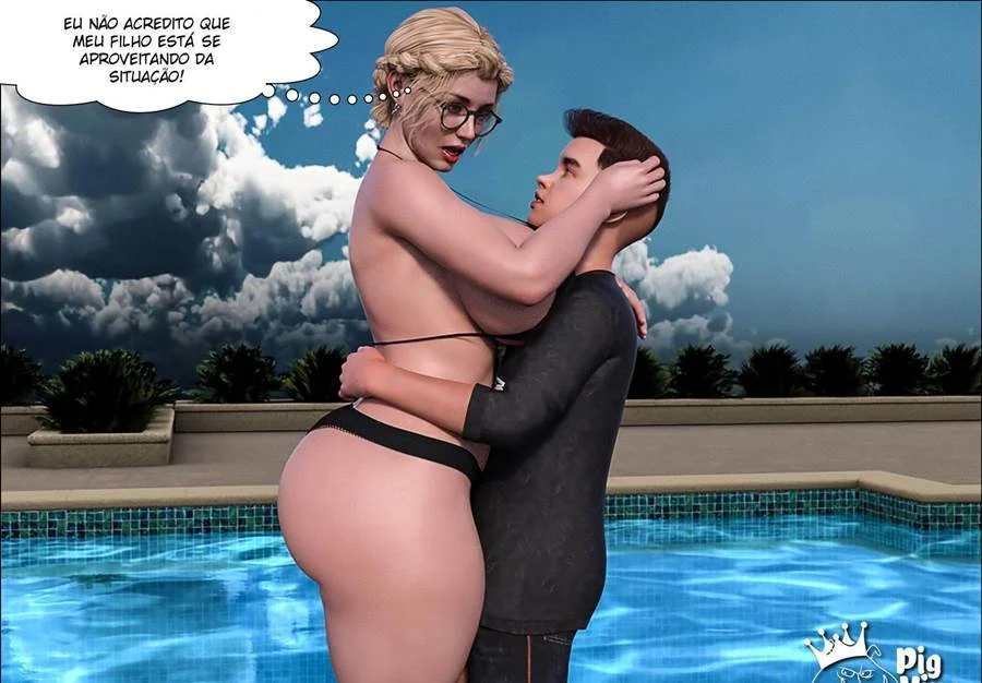 Orgias Proibidas: Família Submissa do Porco Real em HQ Erótica Hardcore