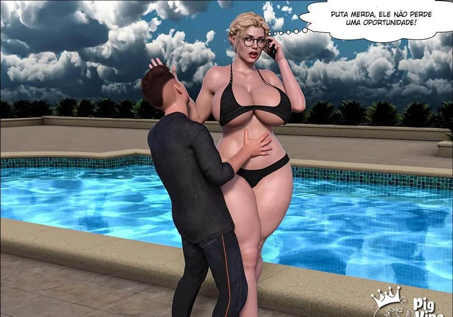 Orgias Proibidas: Família Submissa do Porco Real em HQ Erótica Hardcore