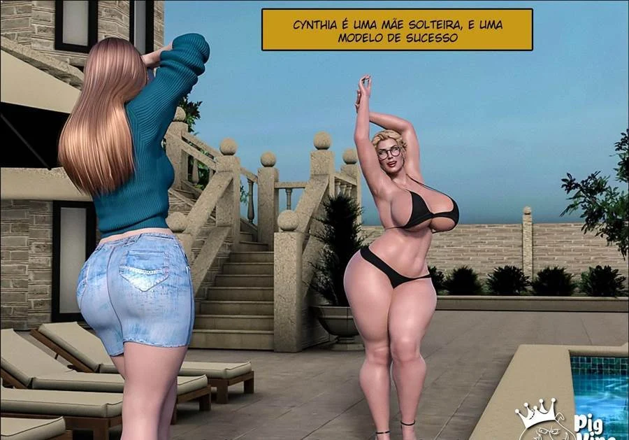 Orgias Proibidas: Família Submissa do Porco Real em HQ Erótica Hardcore