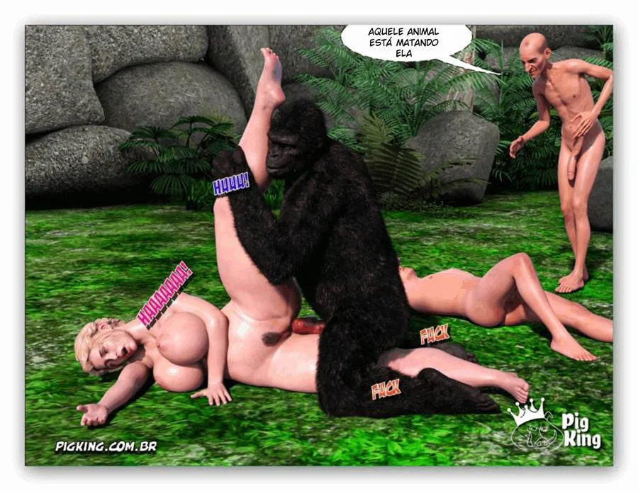 Inferno Proibido: Família em Orgia 3D Desenfreada