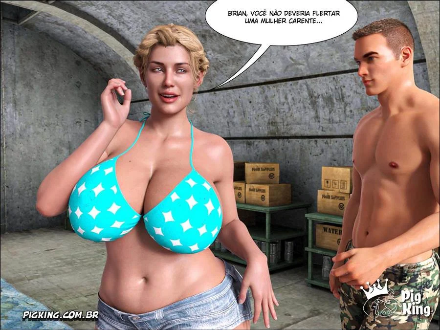 Perdi a Família 19 - Sexo Explícito em 3D Corpo a Corpo nos Quadrinhos