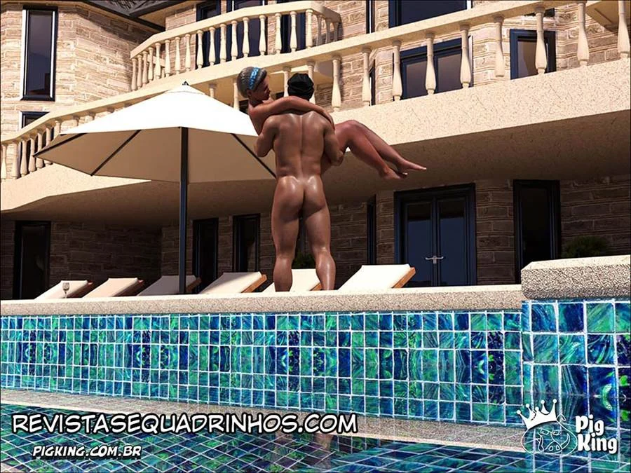 Perdi Minha Família e Agora Estou Transando com Todos na Nova HQ 3D Explícita