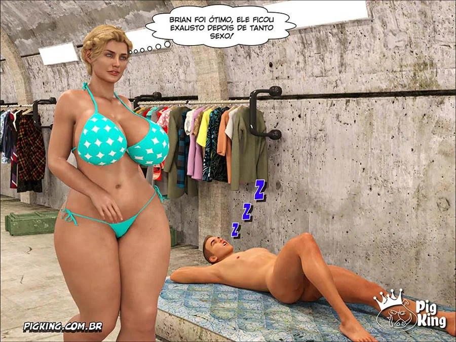 Perdi Minha Família e Agora Estou Transando com Todos na Nova HQ 3D Explícita