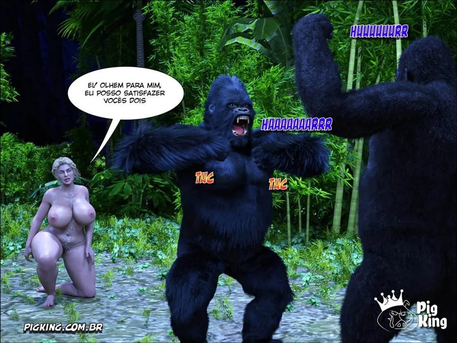 Quadrinhos 3D Explícitos: Família Perdida em Orgia Tabu