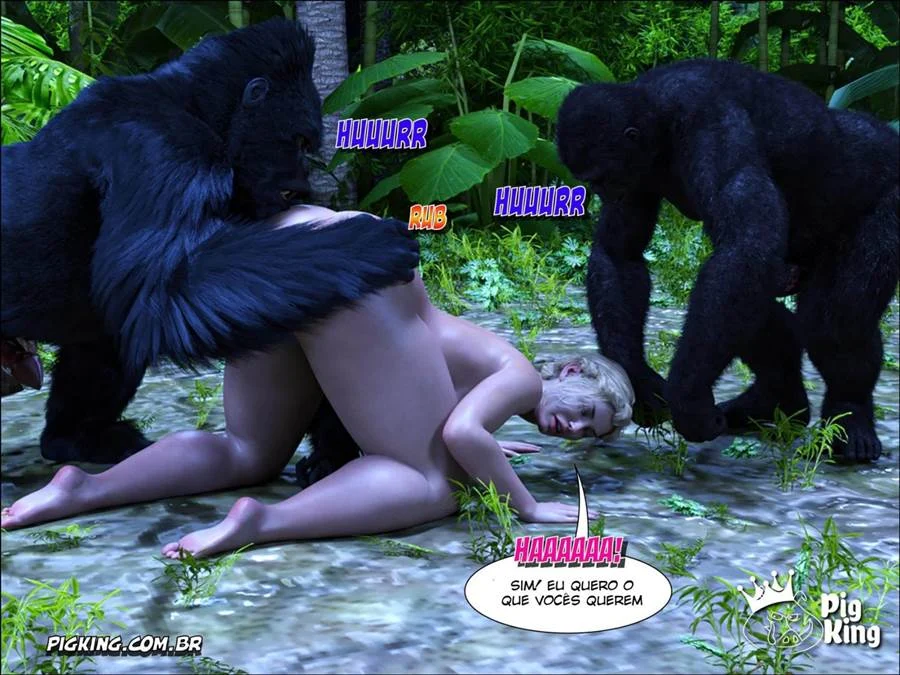 Quadrinhos 3D Explícitos: Família Perdida em Orgia Tabu