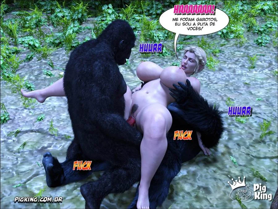 Quadrinhos 3D Explícitos: Família Perdida em Orgia Tabu