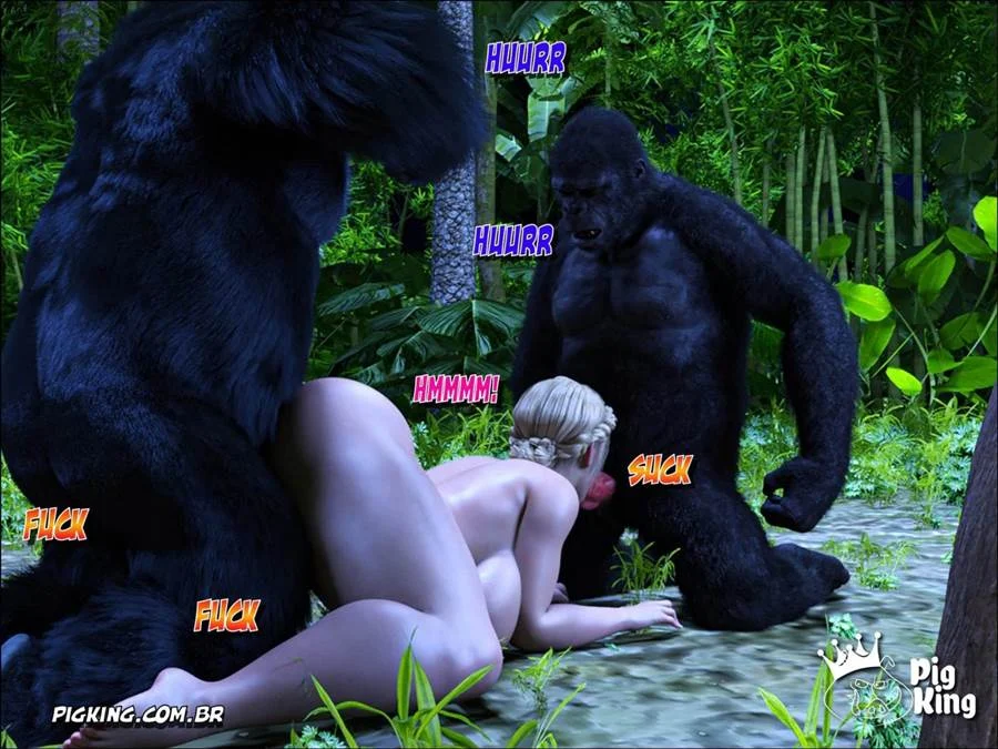 Quadrinhos 3D Explícitos: Família Perdida em Orgia Tabu