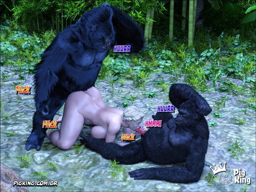 Quadrinhos 3D Explícitos: Família Perdida em Orgia Tabu