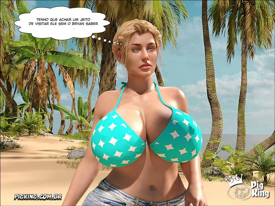 Mamãe e Filha Sedutoras: Sexo Explícito em 3D Proibido