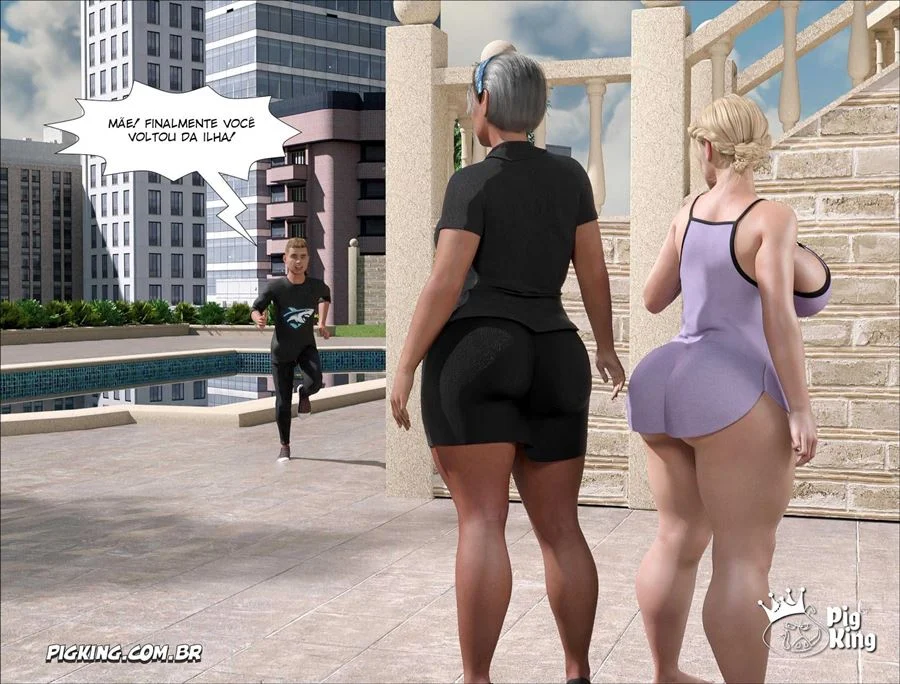 Segredos Proibidos da Família, HQ 3D com Sexo Explícito e Fetiches Escalados