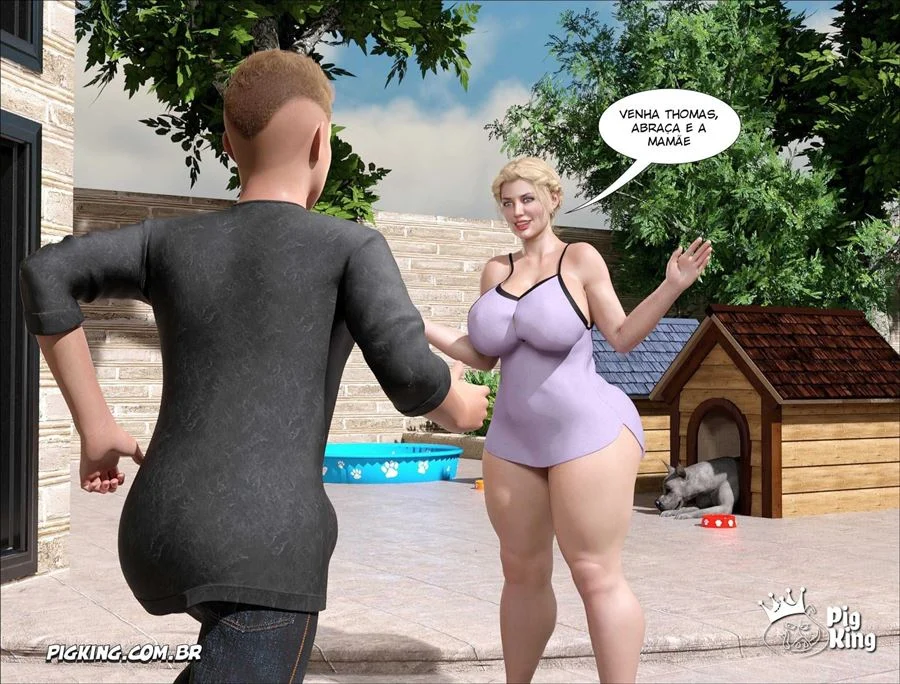 Segredos Proibidos da Família, HQ 3D com Sexo Explícito e Fetiches Escalados