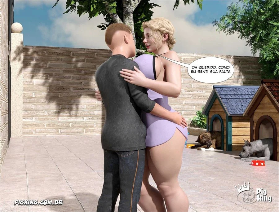 Segredos Proibidos da Família, HQ 3D com Sexo Explícito e Fetiches Escalados