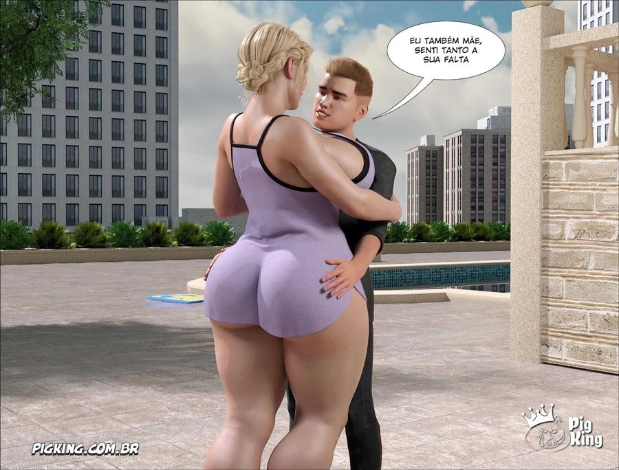 Segredos Proibidos da Família, HQ 3D com Sexo Explícito e Fetiches Escalados