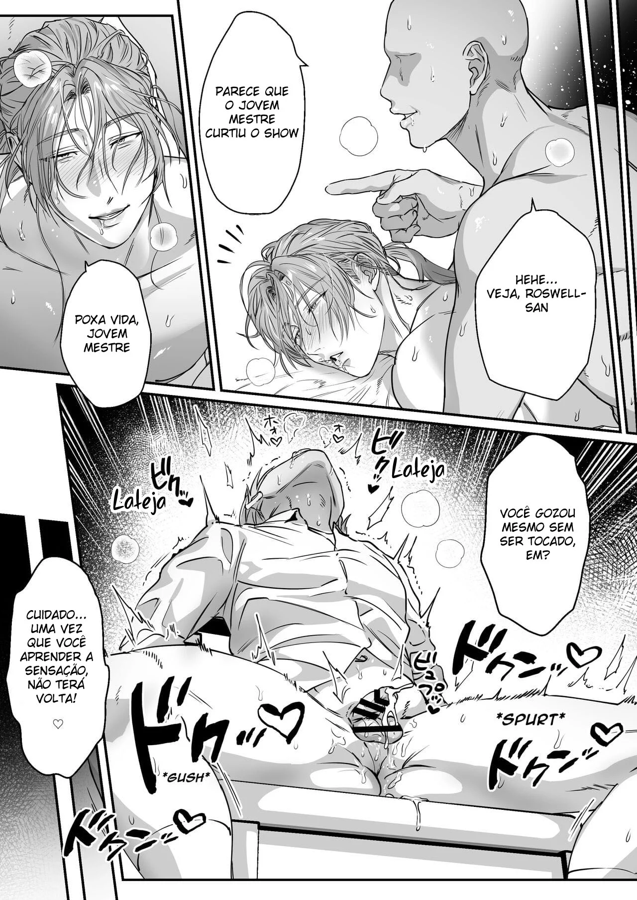 Castigo Sexual na Escola: Aula Proibida com o Jovem Mestre em HQ Erótica