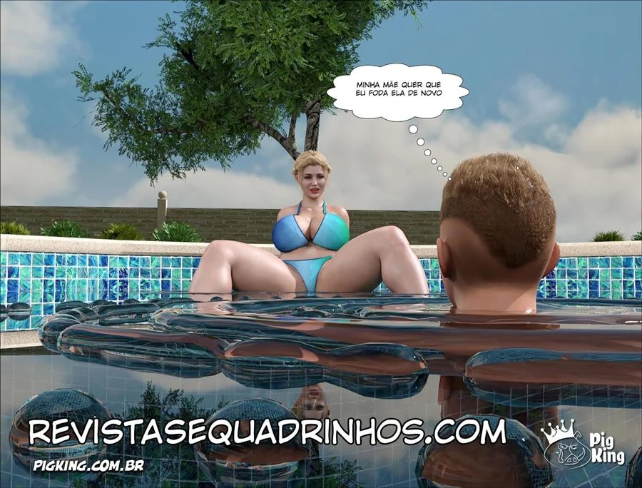 Segredos Proibidos da Família: Quadrinhos Eróticos em 3D que Vão Te Excitar