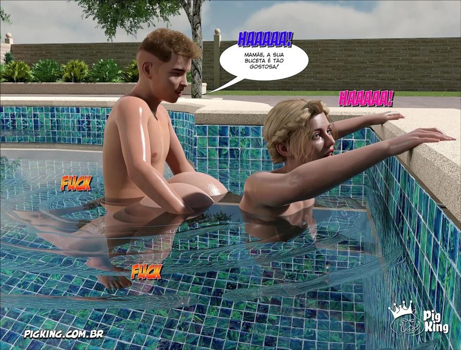 Segredos Proibidos da Família: Quadrinhos Eróticos em 3D que Vão Te Excitar