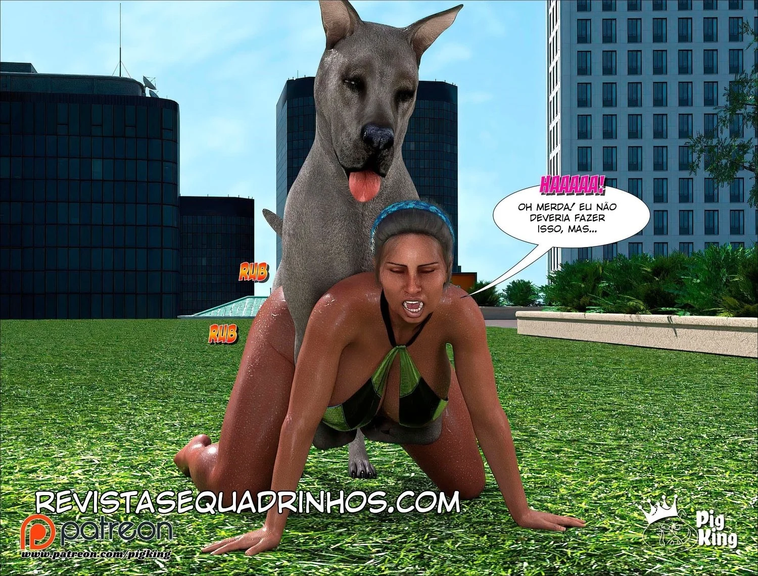 Perdi a Família e Ganhei um Orgasmo: HQ 3D com Sexo Explícito