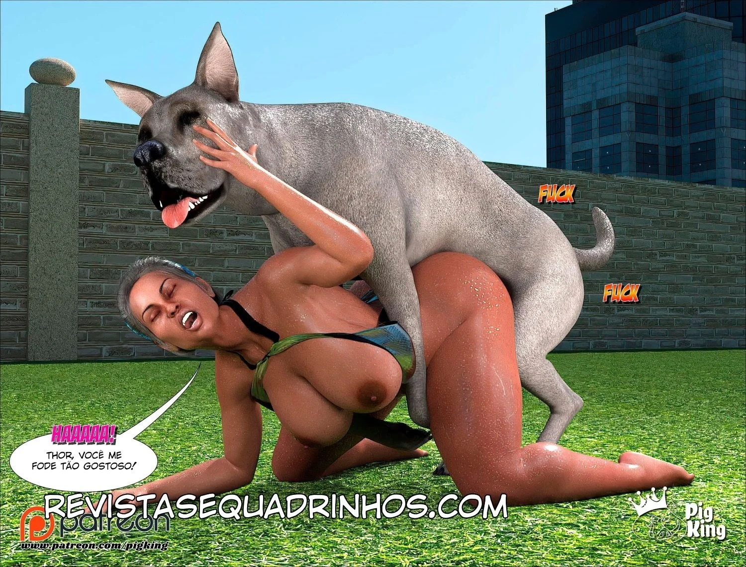 Perdi a Família e Ganhei um Orgasmo: HQ 3D com Sexo Explícito