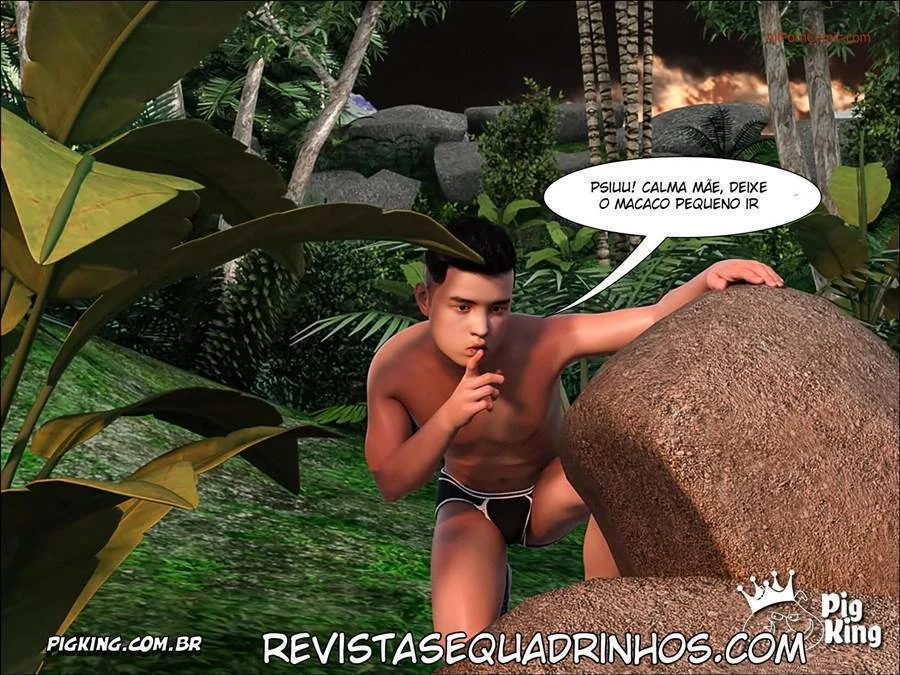 Desabroche o Prazer Familiar: Quadrinhos Eróticos 3D Explícitos