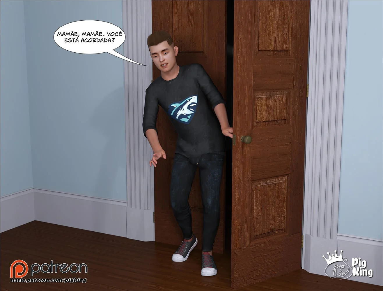 Quadrinhos 3D Explícitos: Família em Encontros Proibidos e Prazer Carnal