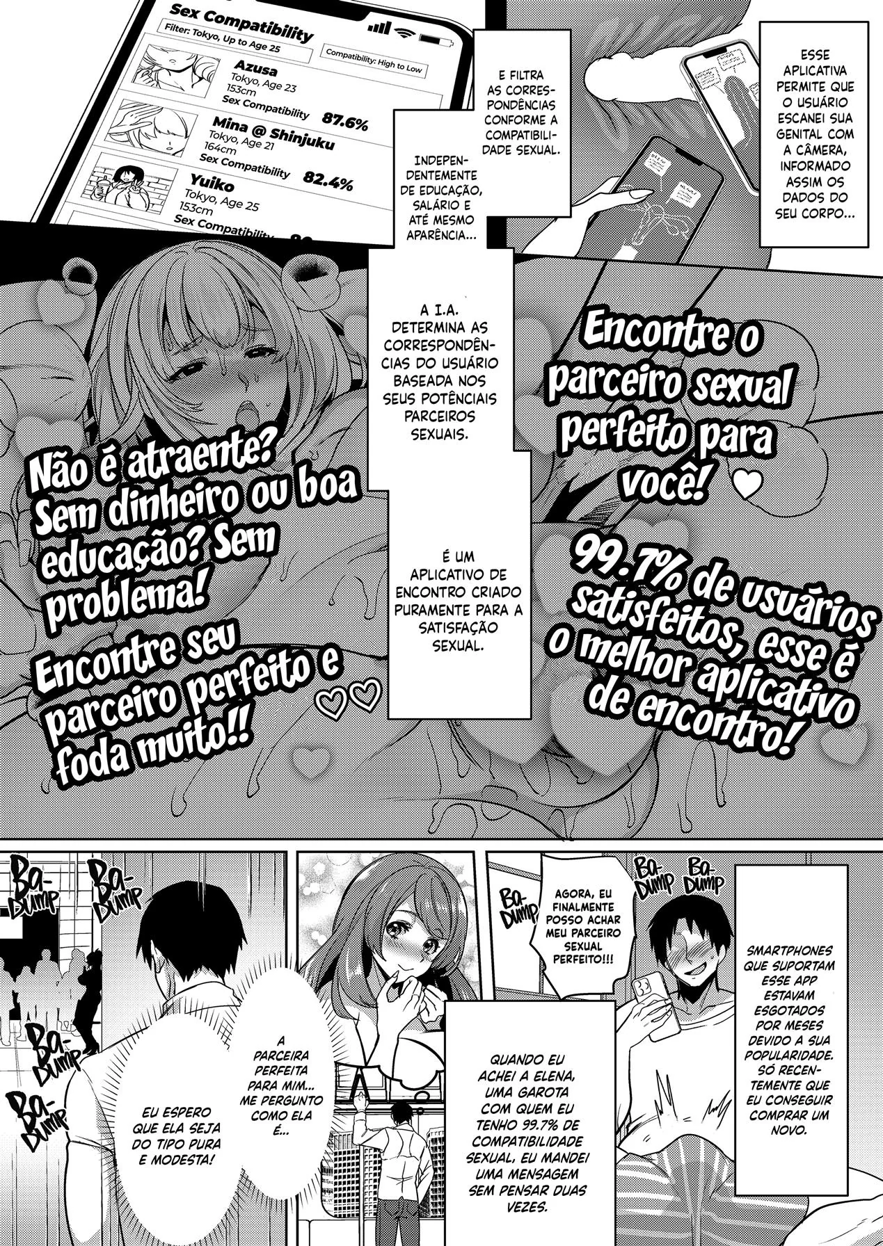 Gyaru Safada Realiza Desejos do Rapaz Comum Em Hentai HQ Brasileiro