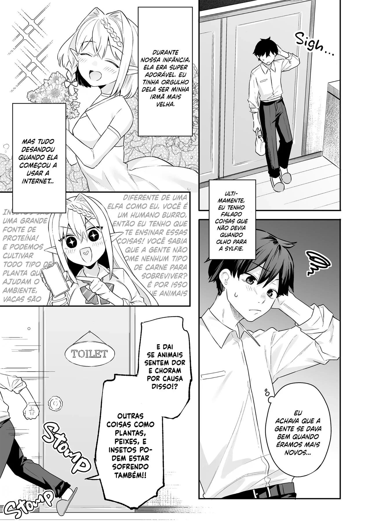 Rola e Buceta em Conflito: Sousuke e Sylfie em Hentai HQ Brasileiro