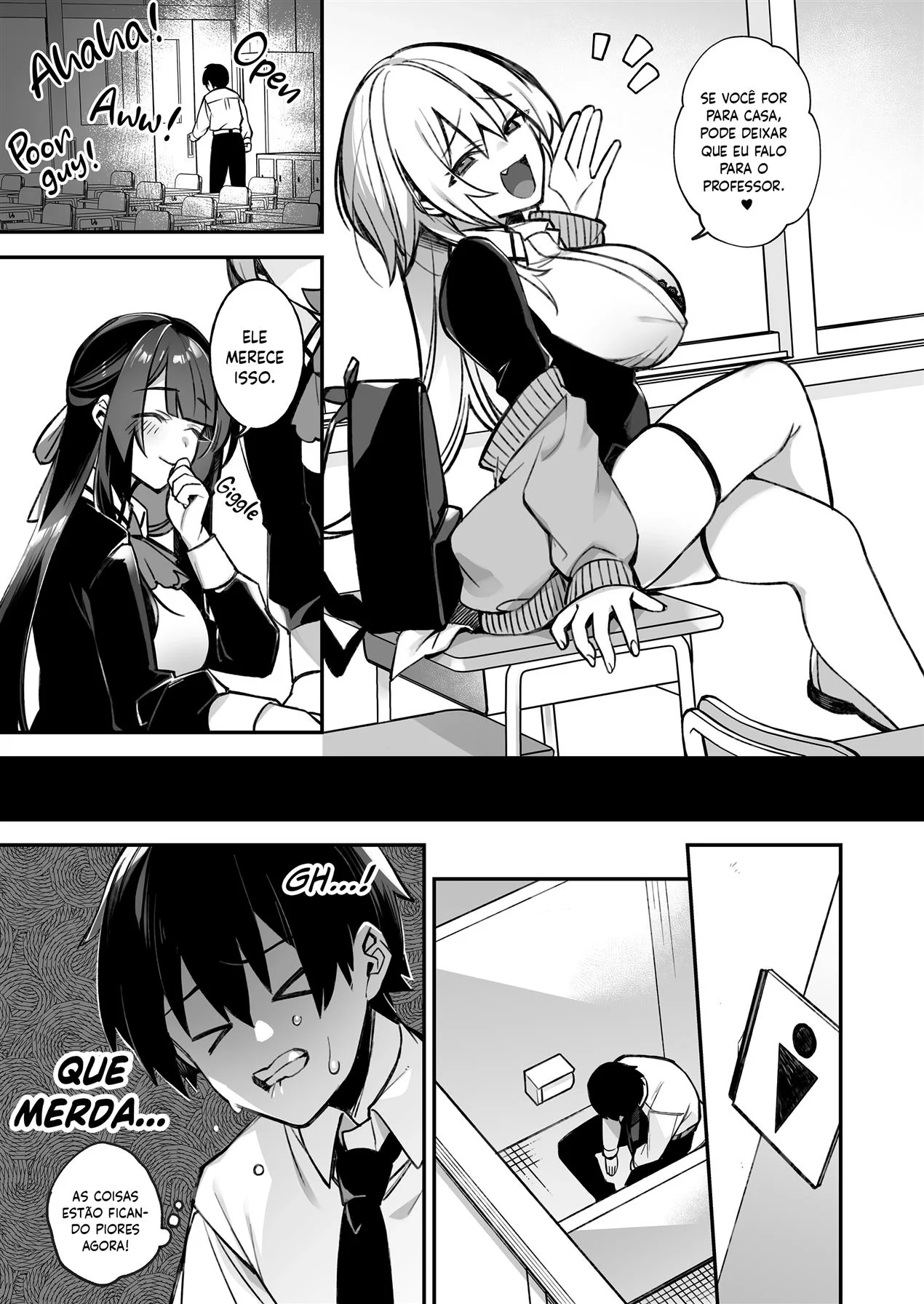 Escola das Piranhas: A Rola no Cu das Colegiais – Hentai HQ Brasileiro