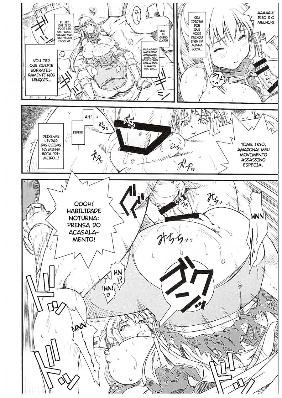Quadrinho porno Kono Iyarashii Sei Kishi ni o!