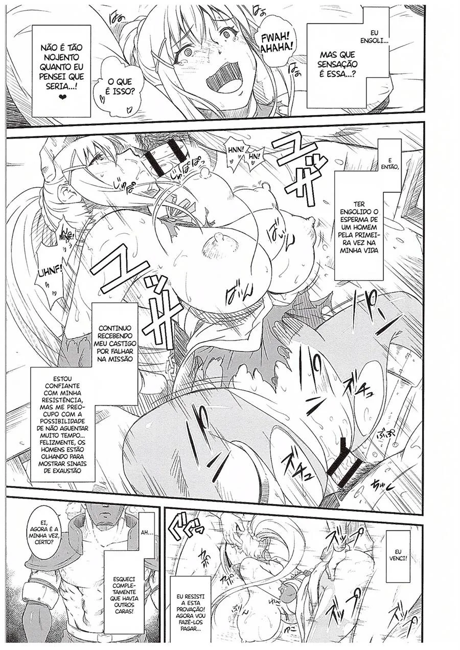 Quadrinho porno Kono Iyarashii Sei Kishi ni o!