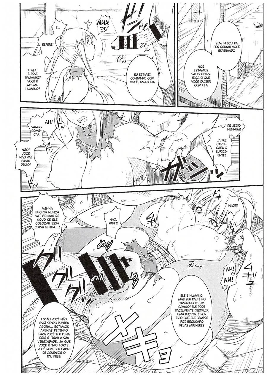 Quadrinho porno Kono Iyarashii Sei Kishi ni o!