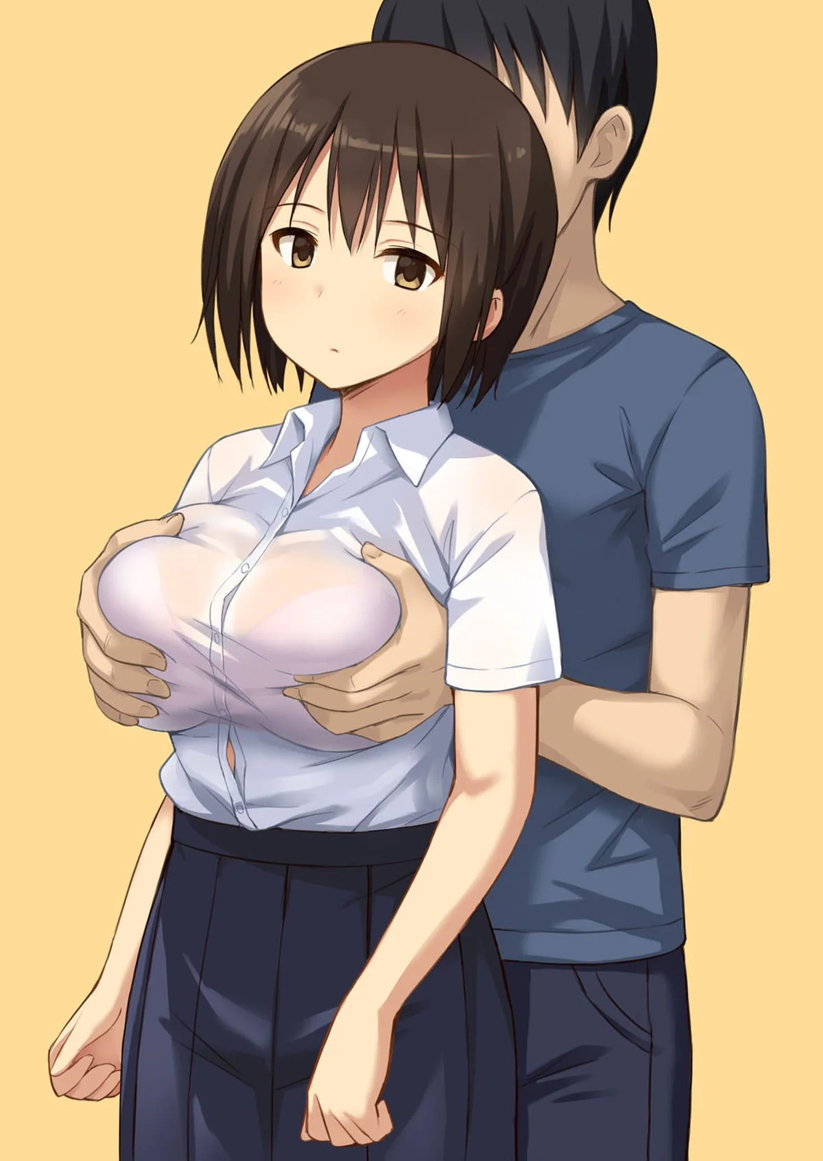 O Onahole da Colega de Classe: A Maldição da Obediência” em Hentai HQ