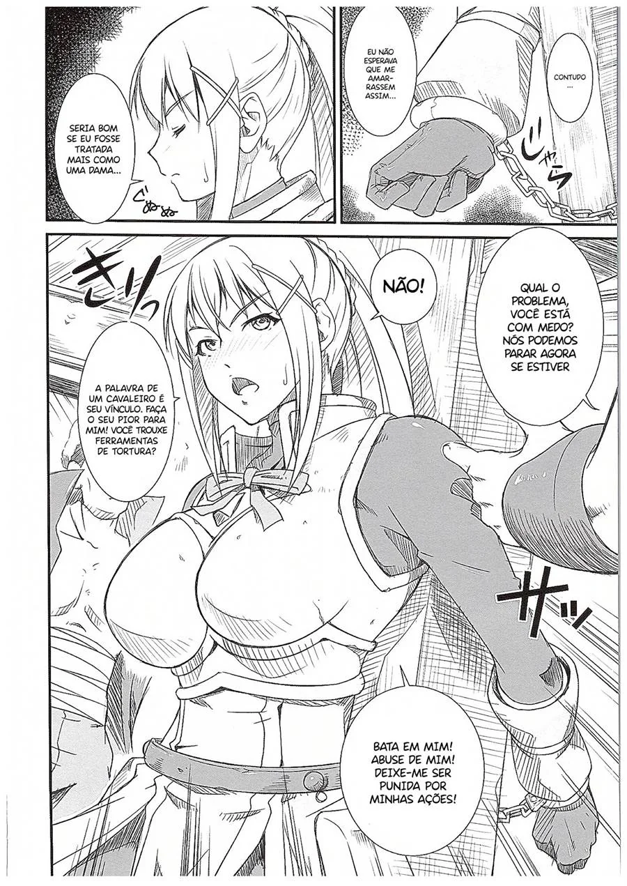 Quadrinho porno Kono Iyarashii Sei Kishi ni o!