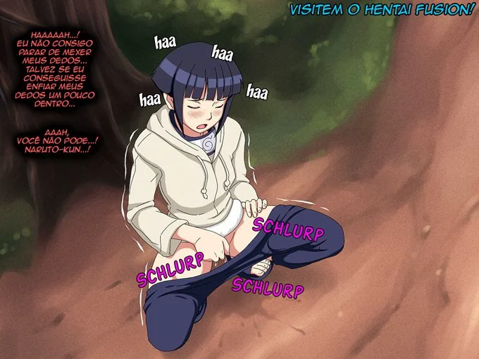 Hinata sendo fodida por Naruto em hentai HQ brasileiro de tirar o fôlego!