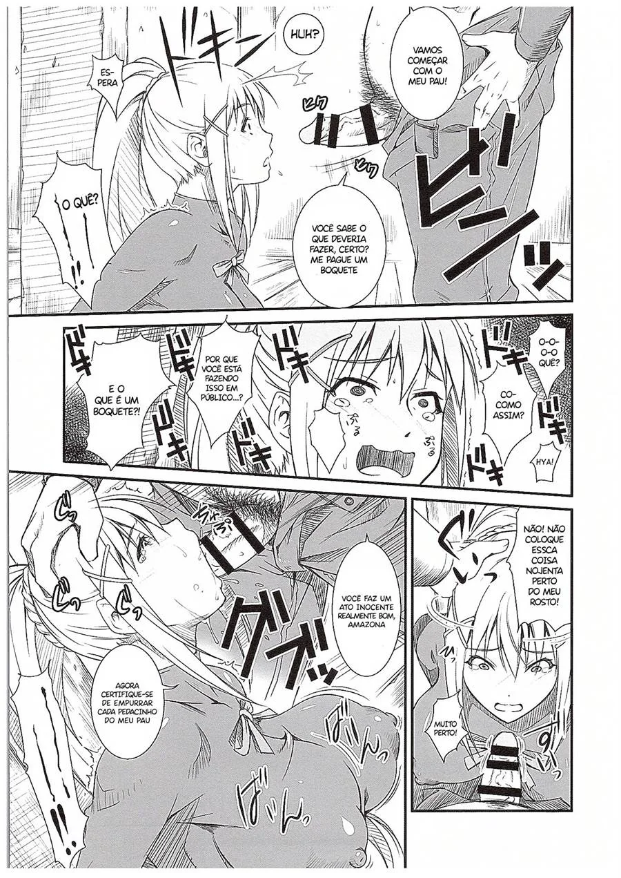 Quadrinho porno Kono Iyarashii Sei Kishi ni o!