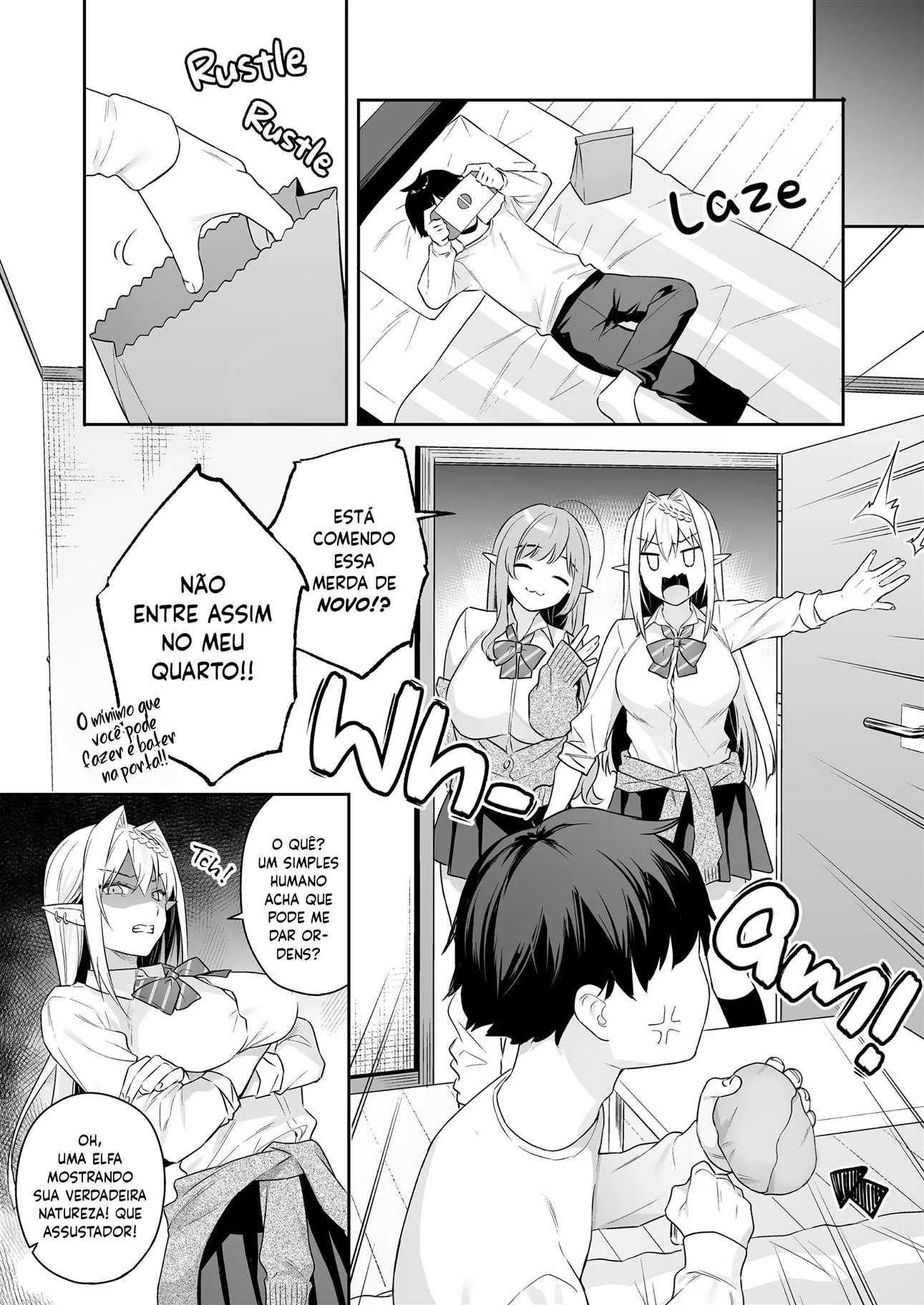 Rola e Buceta em Conflito: Sousuke e Sylfie em Hentai HQ Brasileiro