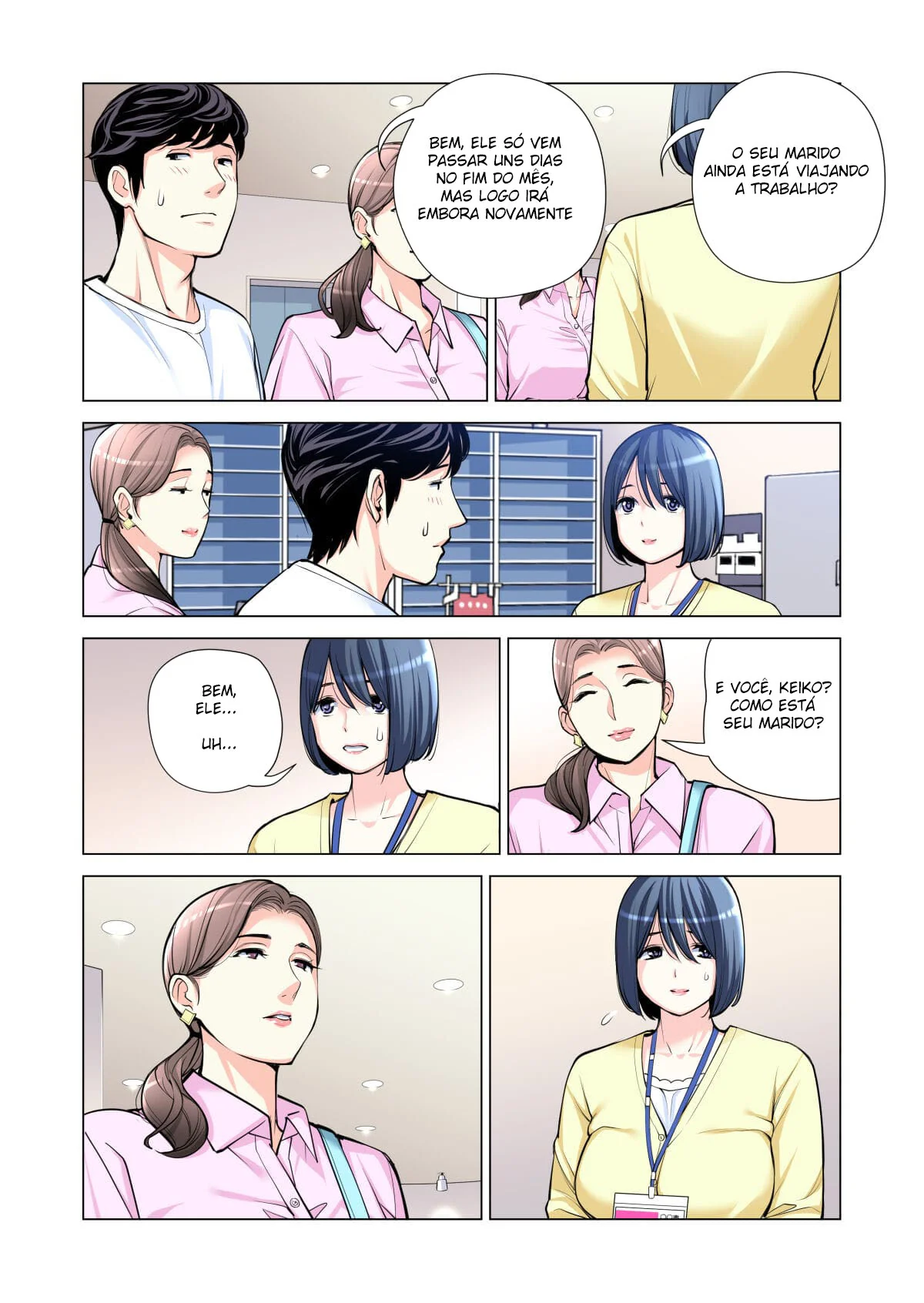 Vizinha Piranha: Moshizuki e Mami na Pica Enquanto Keiko se Junta à Putaria em Manga de Hentai