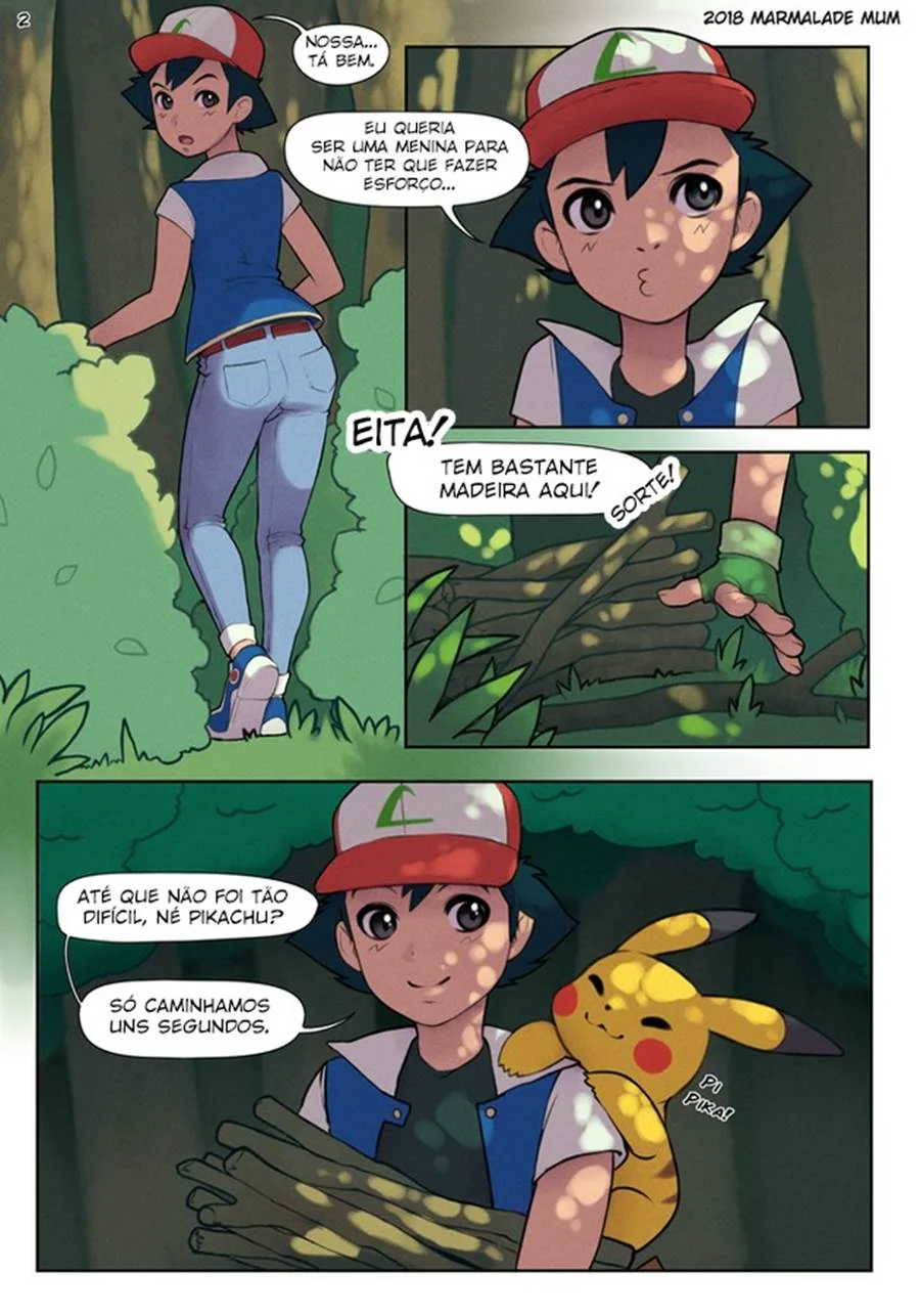 Flagra Picante no Mato – Ash Enlouquece com a Cena