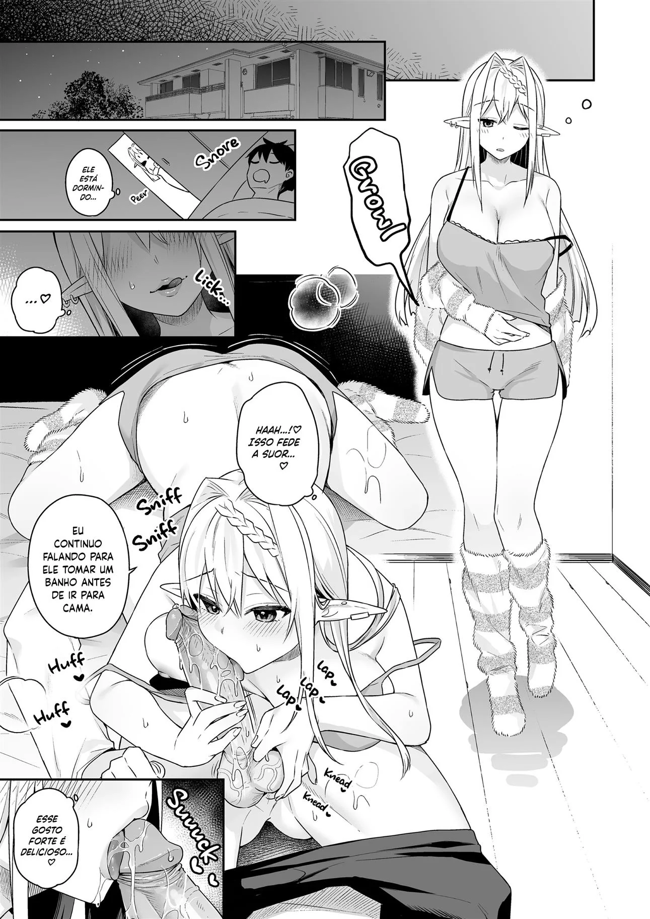 Rola e Buceta em Conflito: Sousuke e Sylfie em Hentai HQ Brasileiro