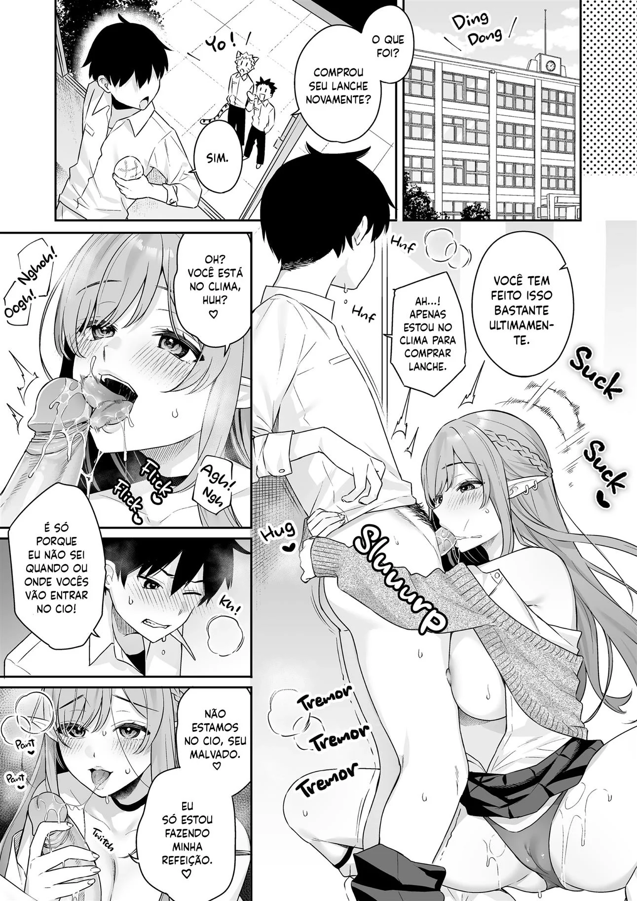 Rola e Buceta em Conflito: Sousuke e Sylfie em Hentai HQ Brasileiro