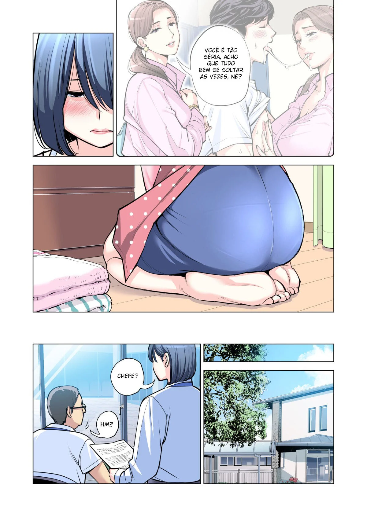 Vizinha Piranha: Moshizuki e Mami na Pica Enquanto Keiko se Junta à Putaria em Manga de Hentai