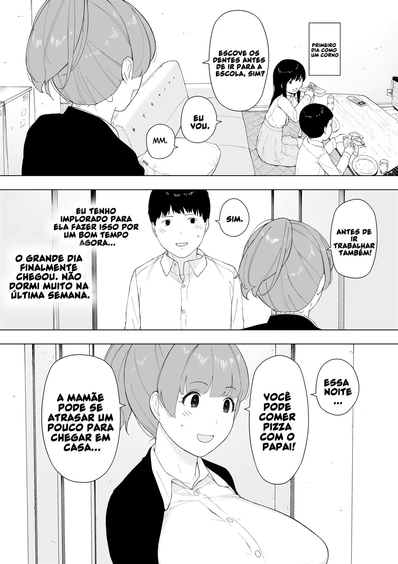 Piranha Tomoe: Compartilhando a Buceta com Outro em Hentai HQ Brasileiro
