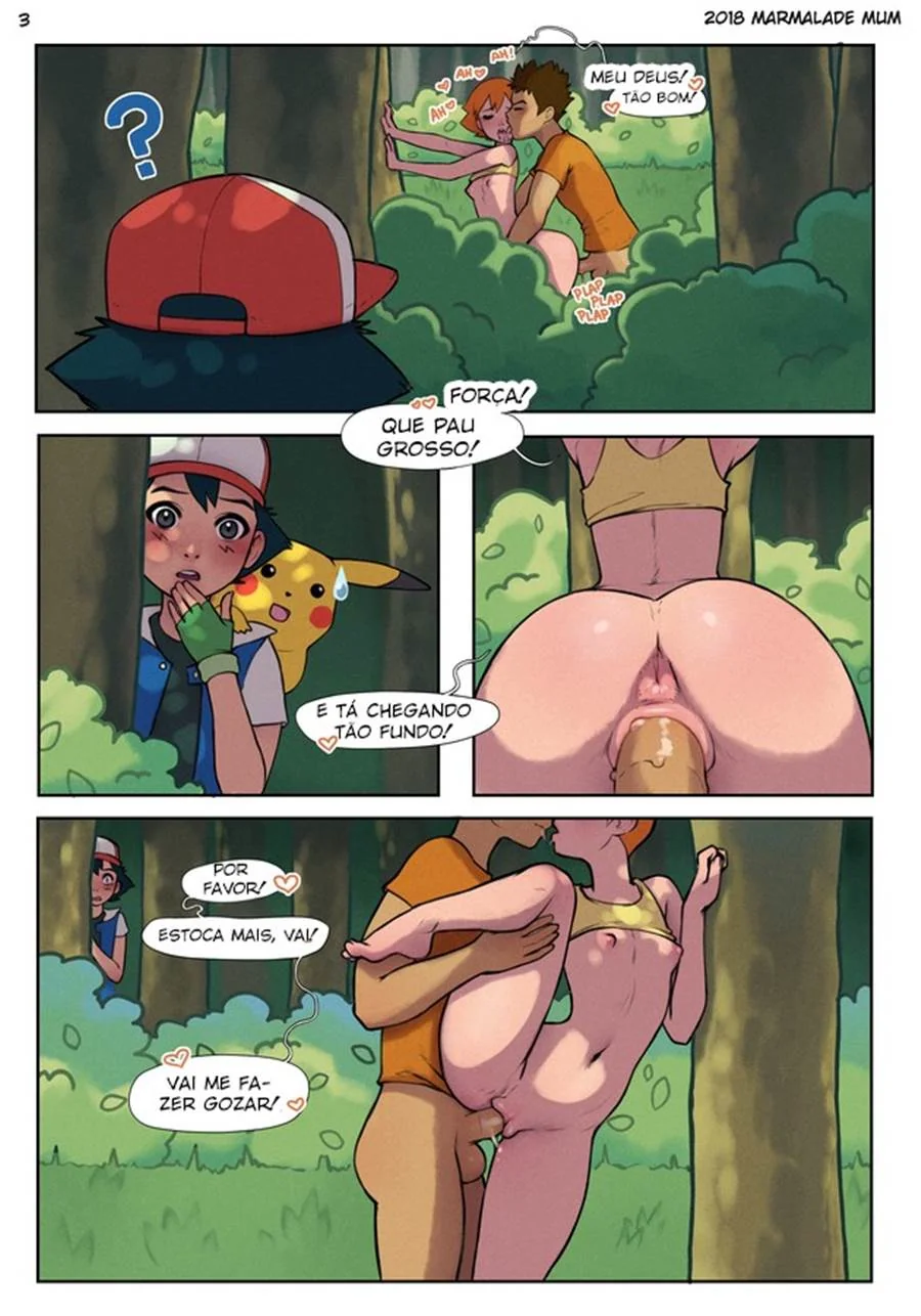 Flagra Picante no Mato – Ash Enlouquece com a Cena