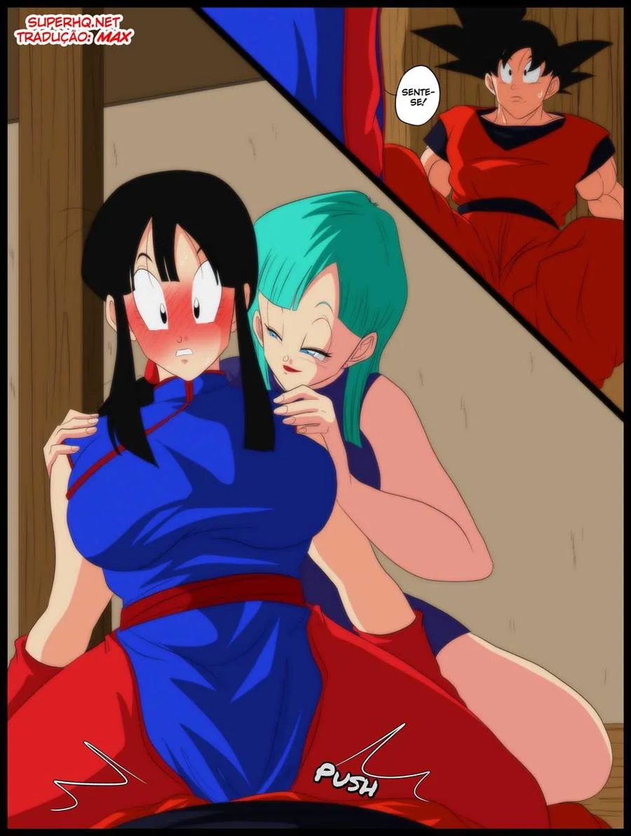 Aulas Picantes da Bulma: Goku e Chichi Entram na Putaria