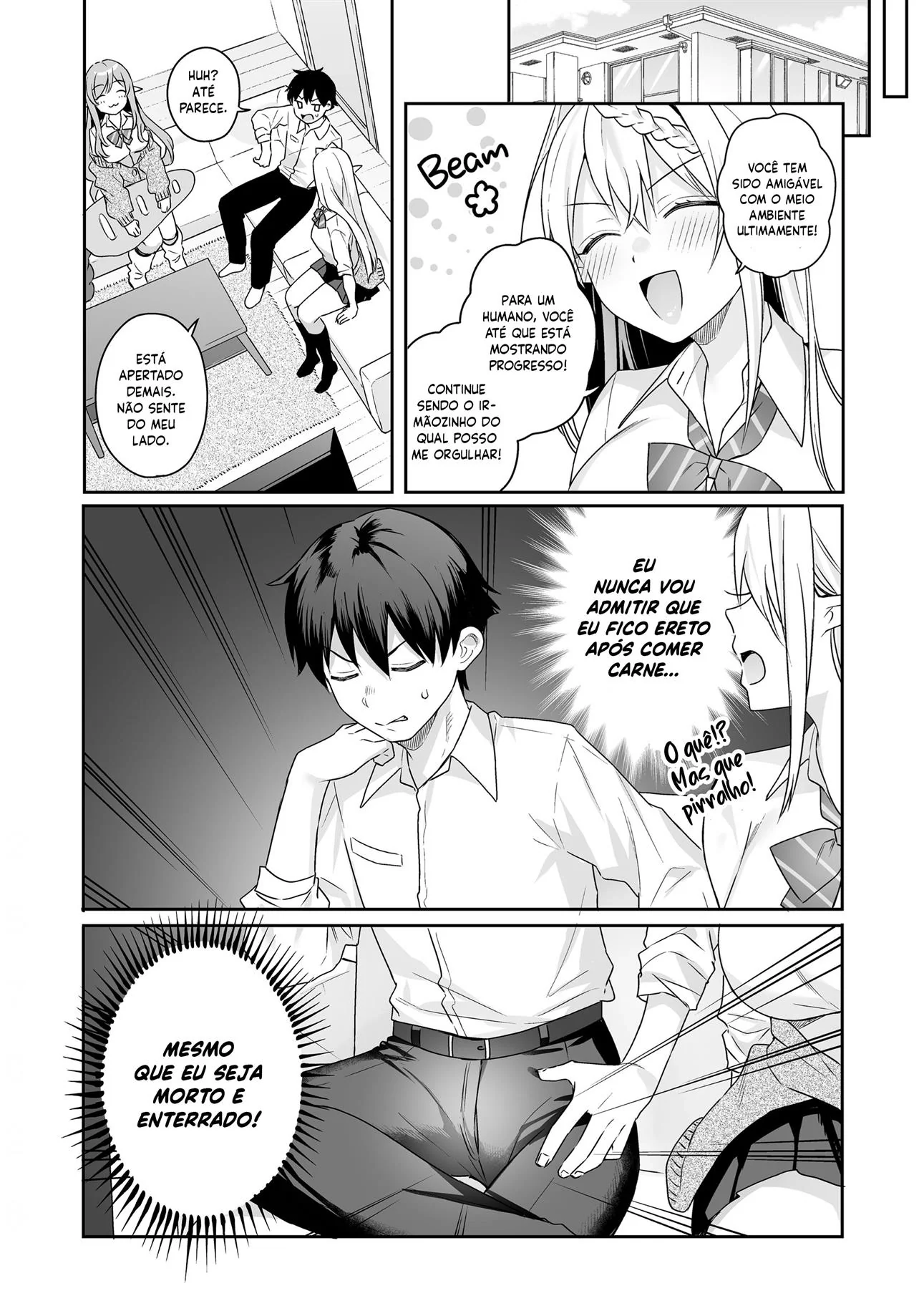 Rola e Buceta em Conflito: Sousuke e Sylfie em Hentai HQ Brasileiro