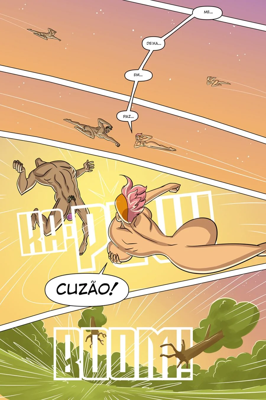 Hentai HQ – Mighty Honey 2: Piranha peituda fodendo gostoso em HQ Brasileiro