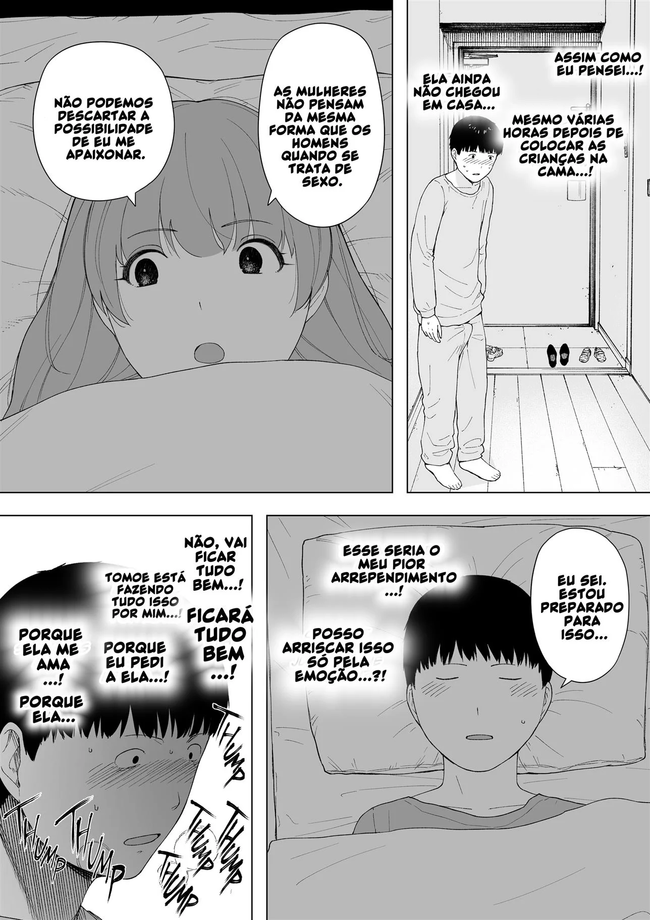 Piranha Tomoe: Compartilhando a Buceta com Outro em Hentai HQ Brasileiro