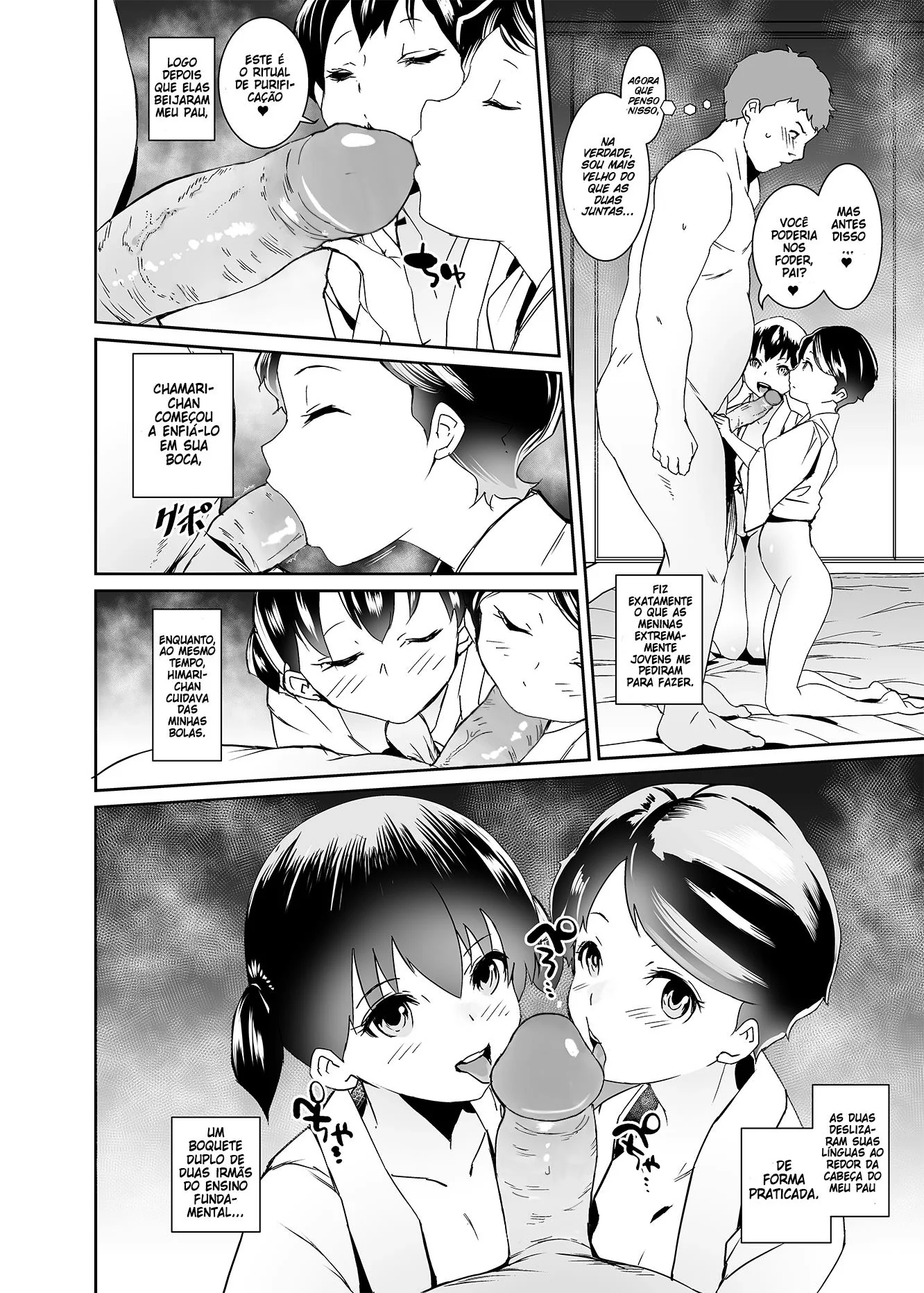 Someya transando com as gostosinhas do Hentai